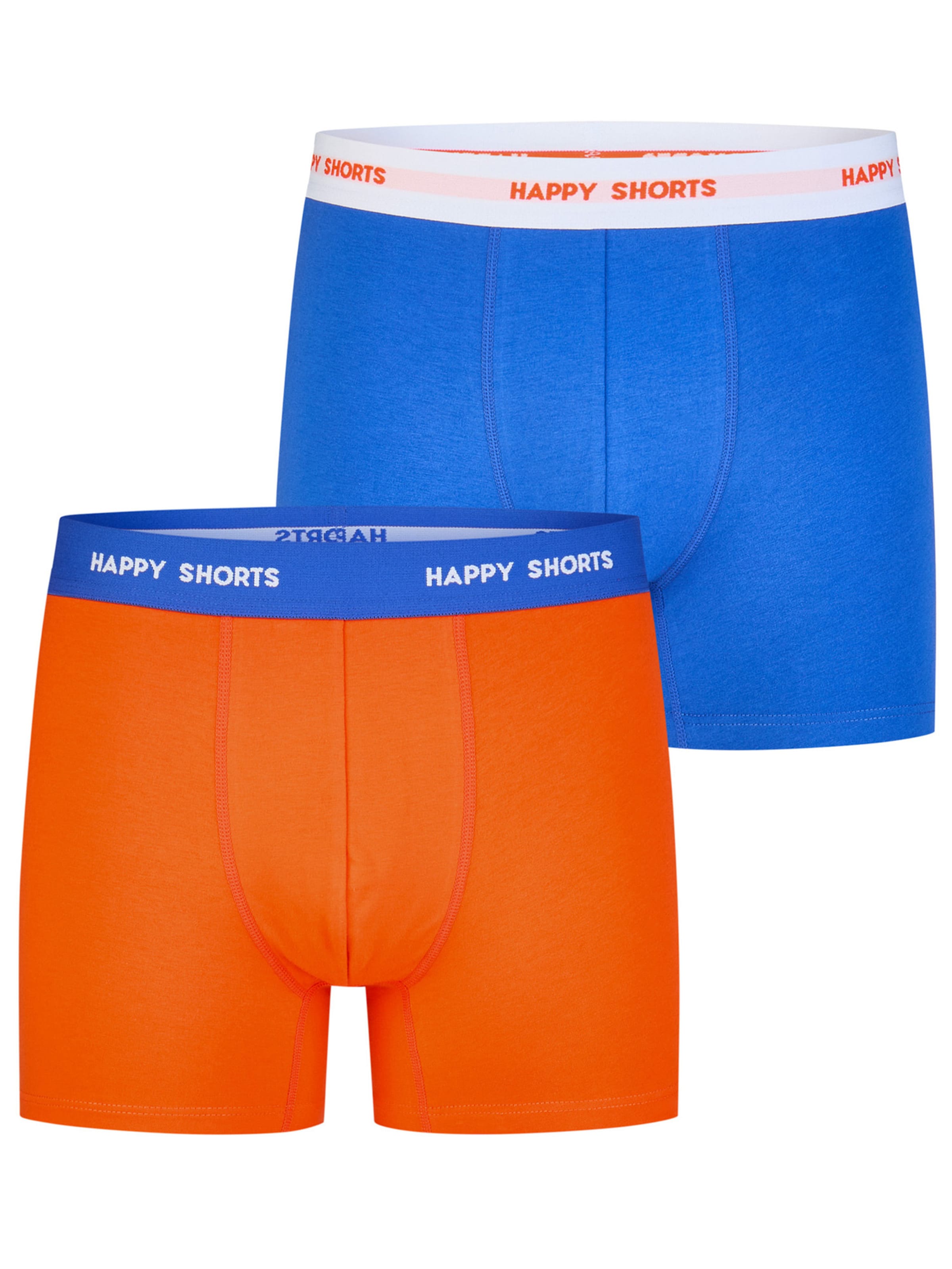 Happy Shorts Boxer shorts ' Jersey ' in Blue: front