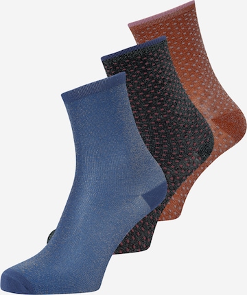 BeckSöndergaard Socks 'Dina' in Blue: front