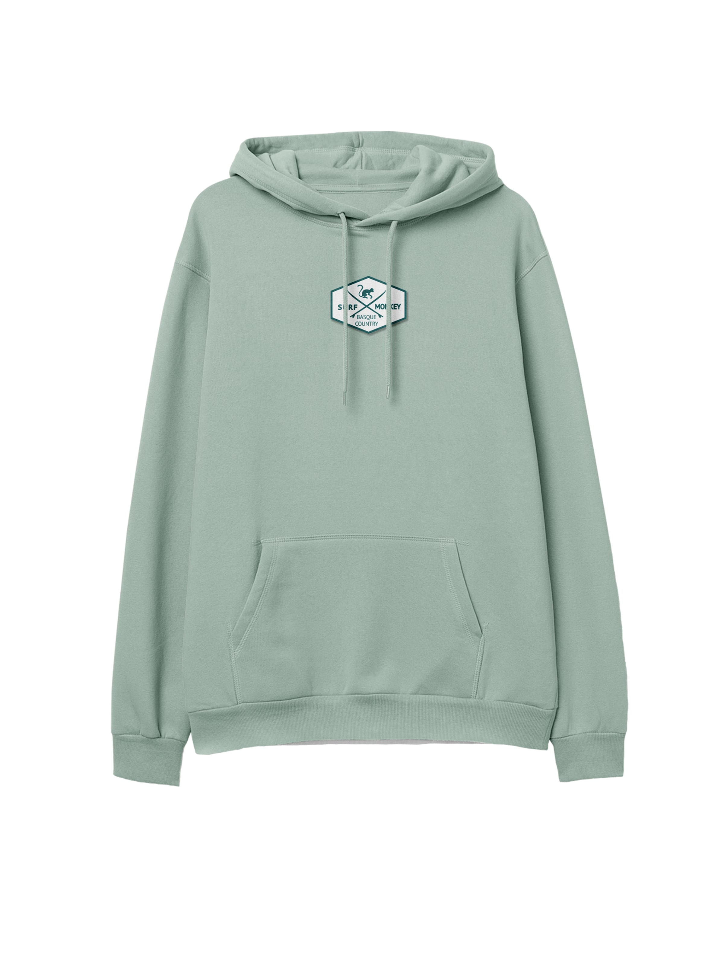 Surf Monkey Sweatshirt‌‌‌‌‌‌‌ in Grün: Vorderseite