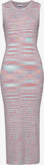 BUFFALO Knitted dress in Light blue / Orange / Pink / White, Item view