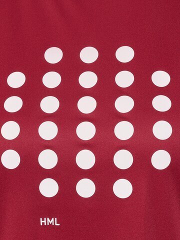 T-shirt fonctionnel 'Court' Hummel en rouge