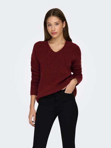 ONLY Sweater 'Camilla' in Red: front