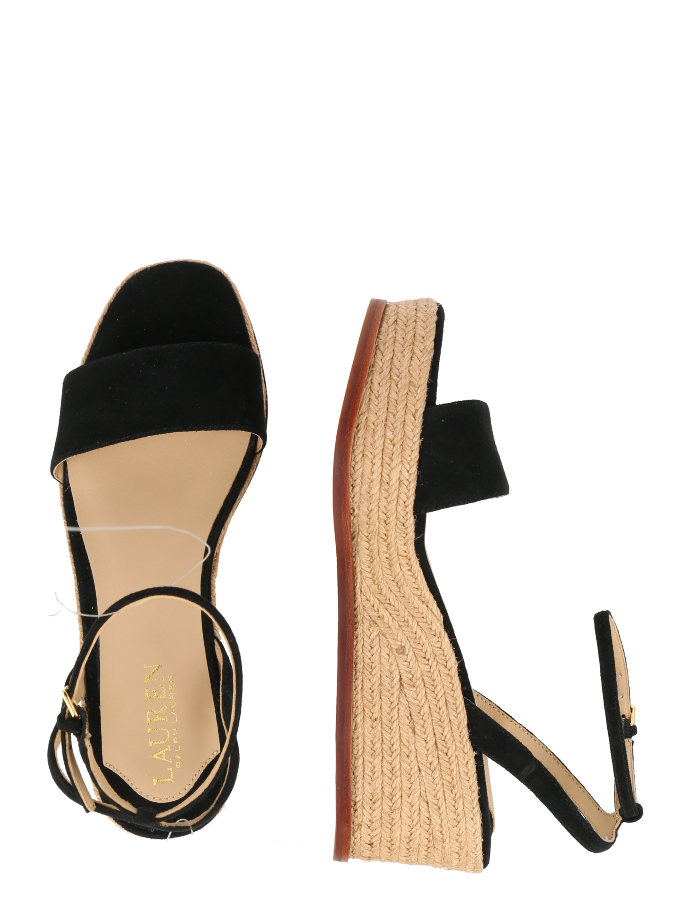 Lauren Ralph Lauren Sandal 'LEONA' in Black