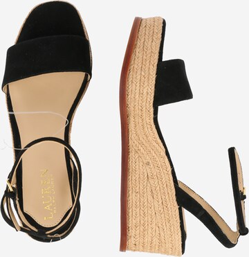 Sandales 'LEONA' Lauren Ralph Lauren en noir