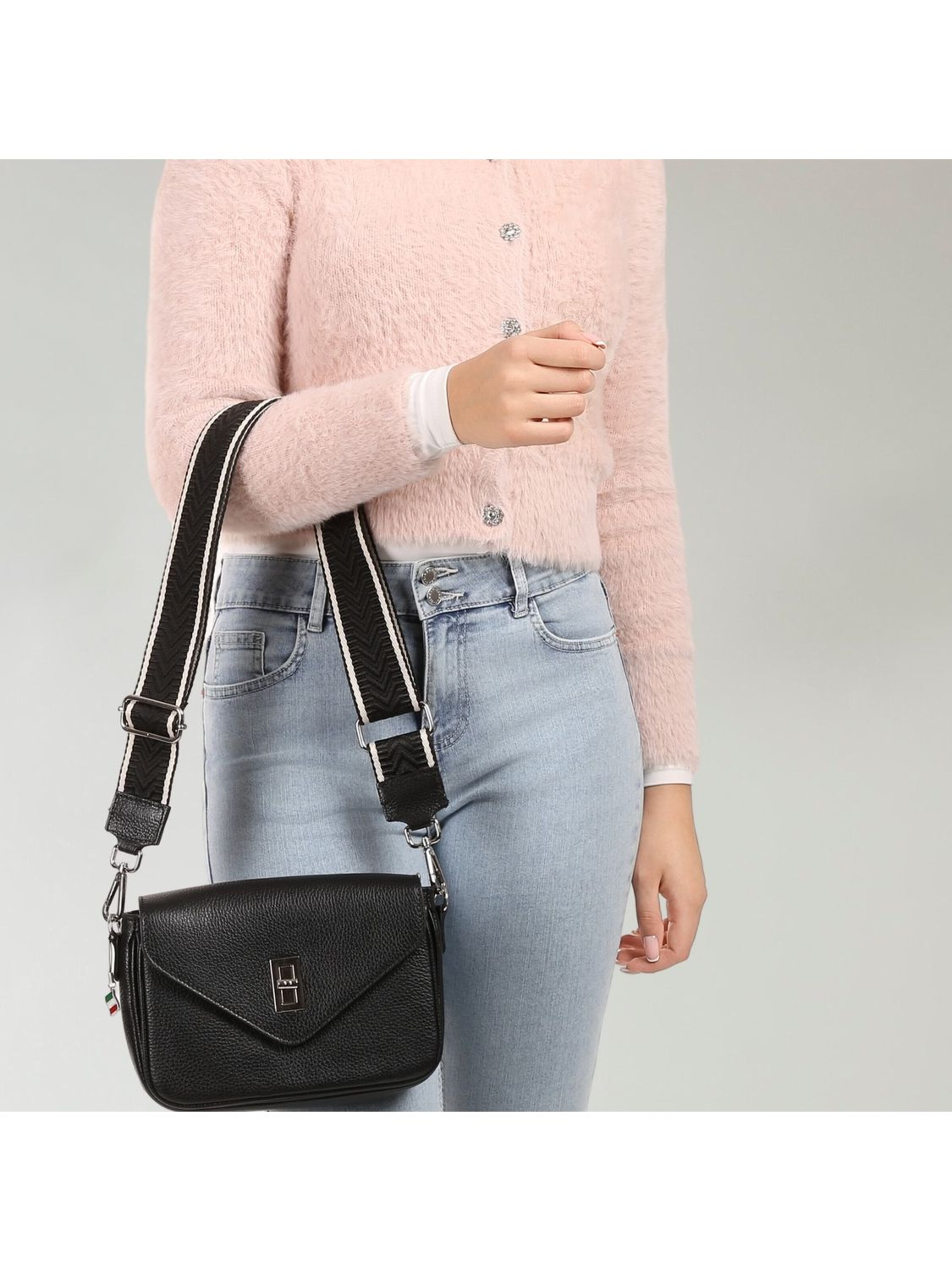 Sac à bandoulière Florence en noir