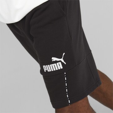 PUMA Regular Sportshorts in Schwarz