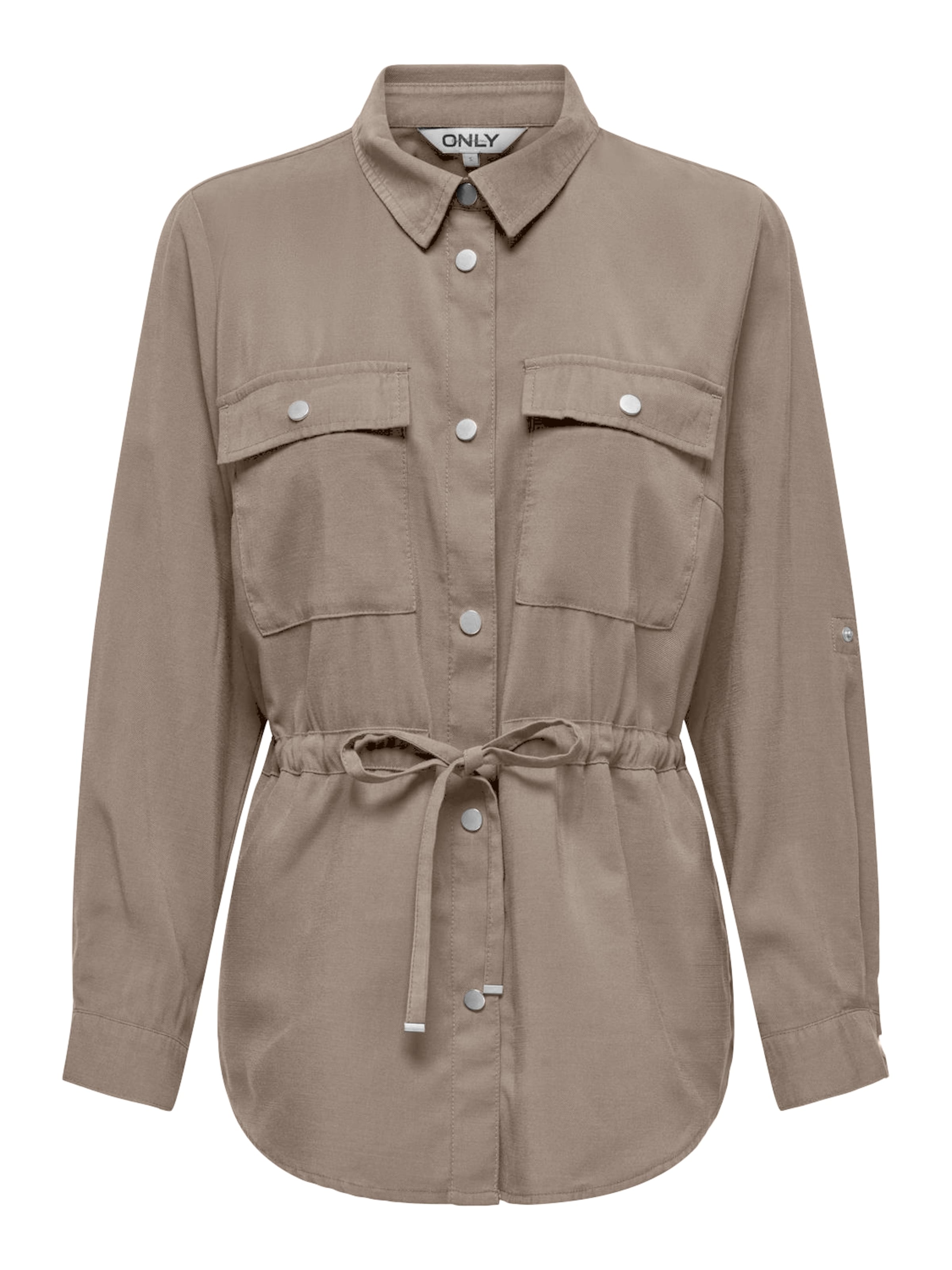 ONLY - Blusa 'ONLARIS' em castanho: frente