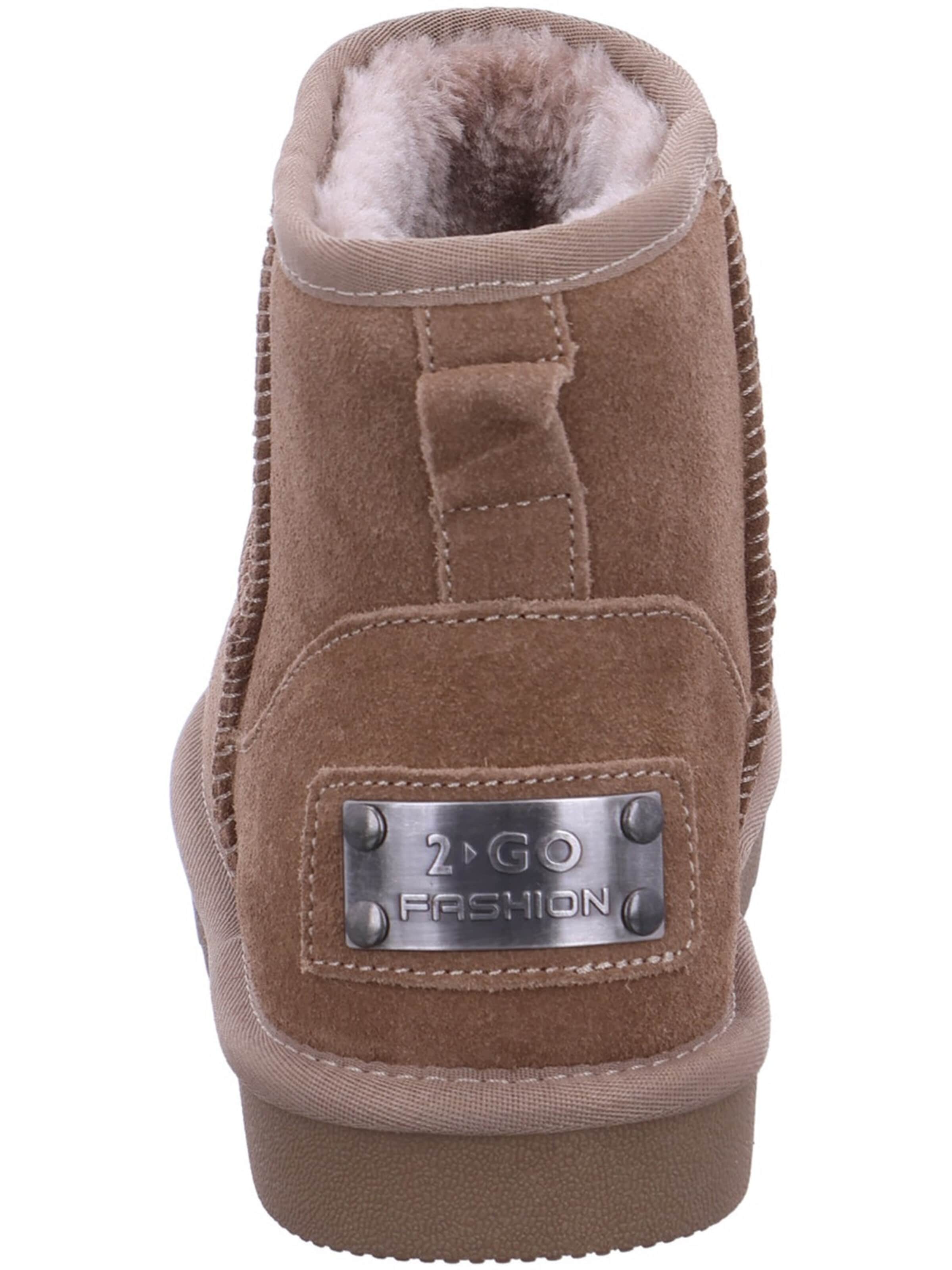QUEEN'S Snow Boots in Beige