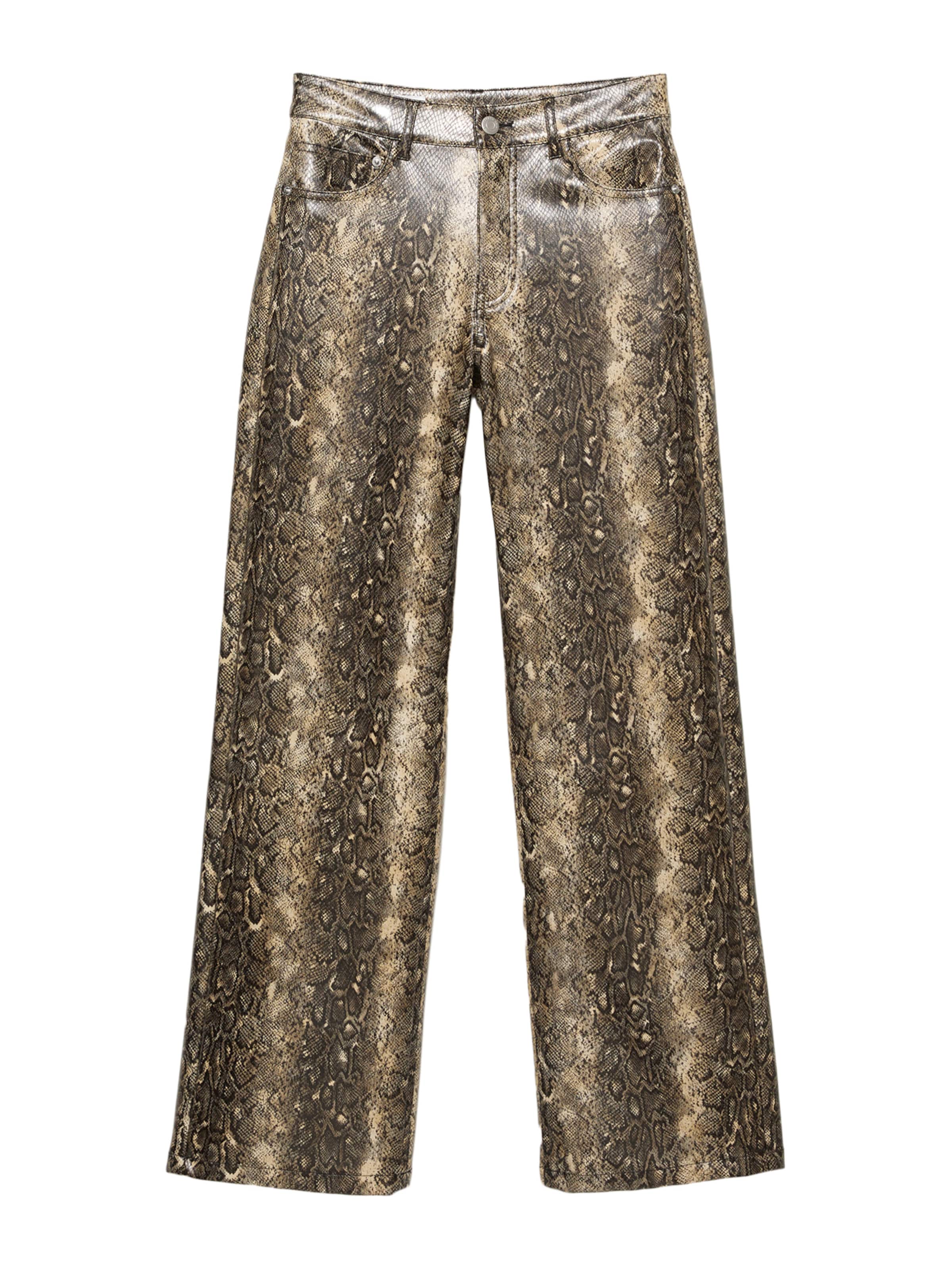 Regular Pantaloni de la Pull&Bear pe bej: față