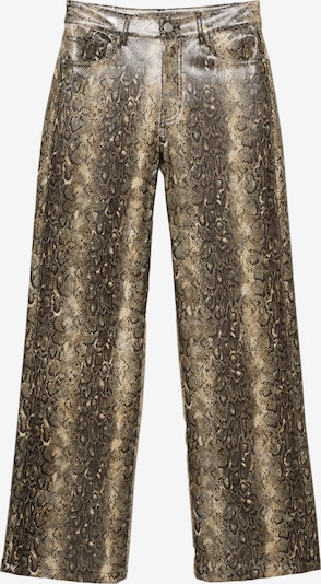 Pull&Bear Housut värissä beige / musta, Tuotenäkymä