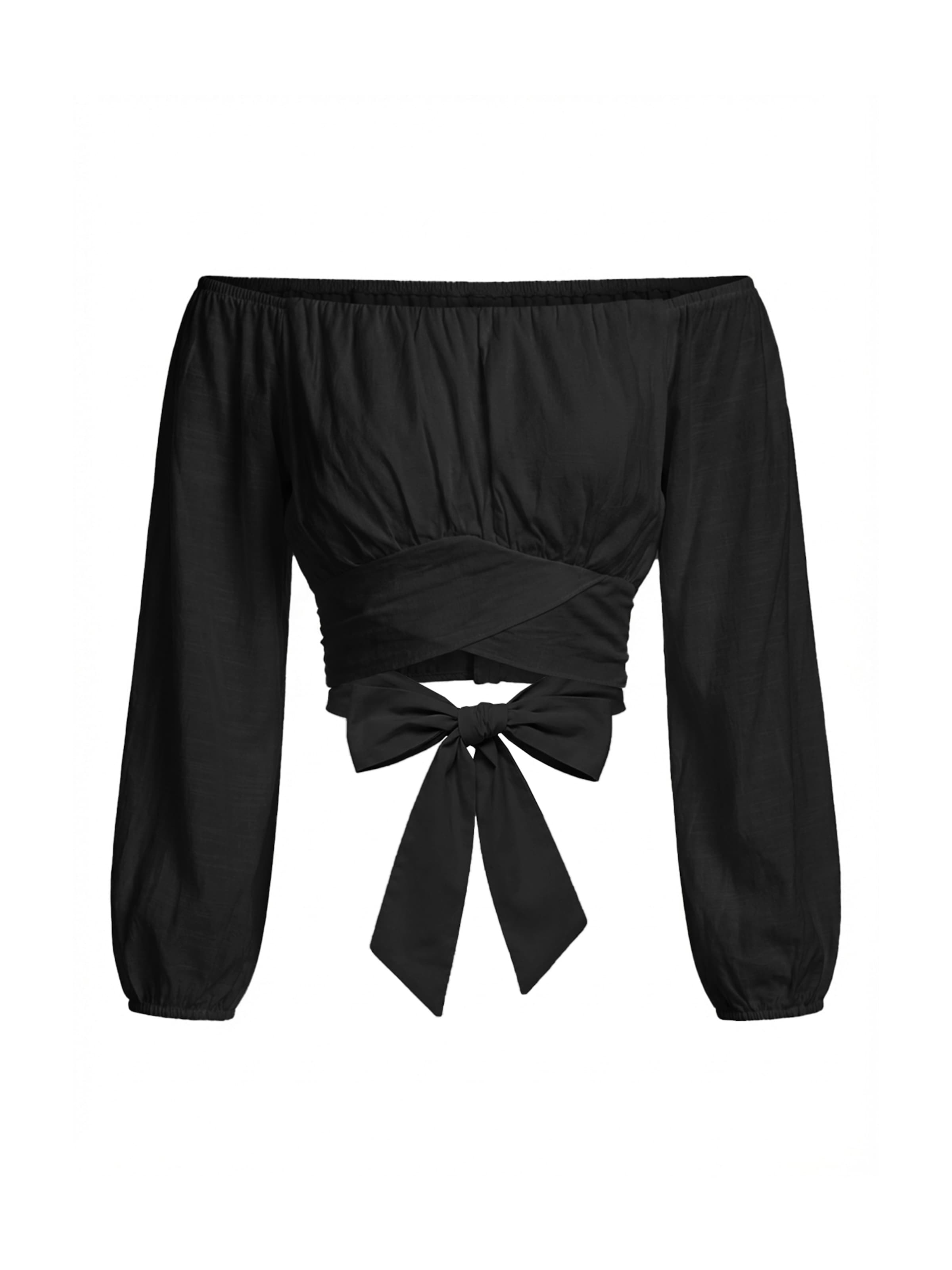 Imily BelaBluza - crna boja: prednji dio