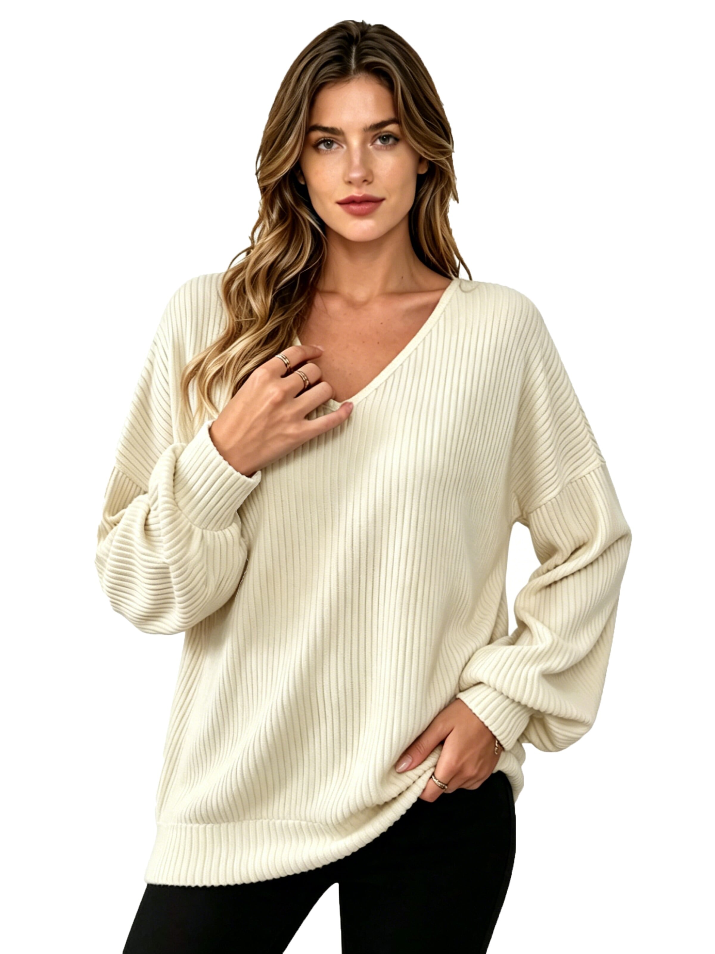 KoJooin Pullover‌ in Beige: Vorderseite