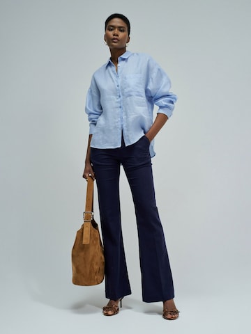 Salsa Jeans Flared ChinoHosen Chino in Blau: Vorderseite