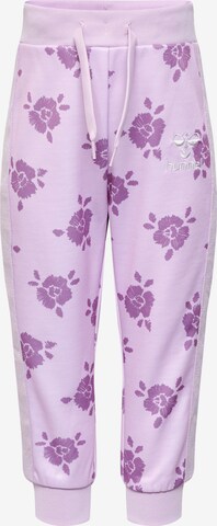 Hummel Regular Pants in Purple: front