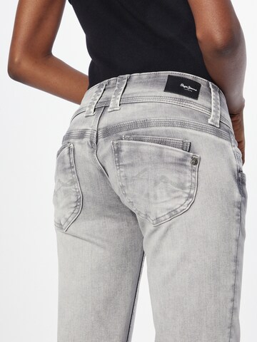 Coupe slim Jean 'VENUS' Pepe Jeans en gris