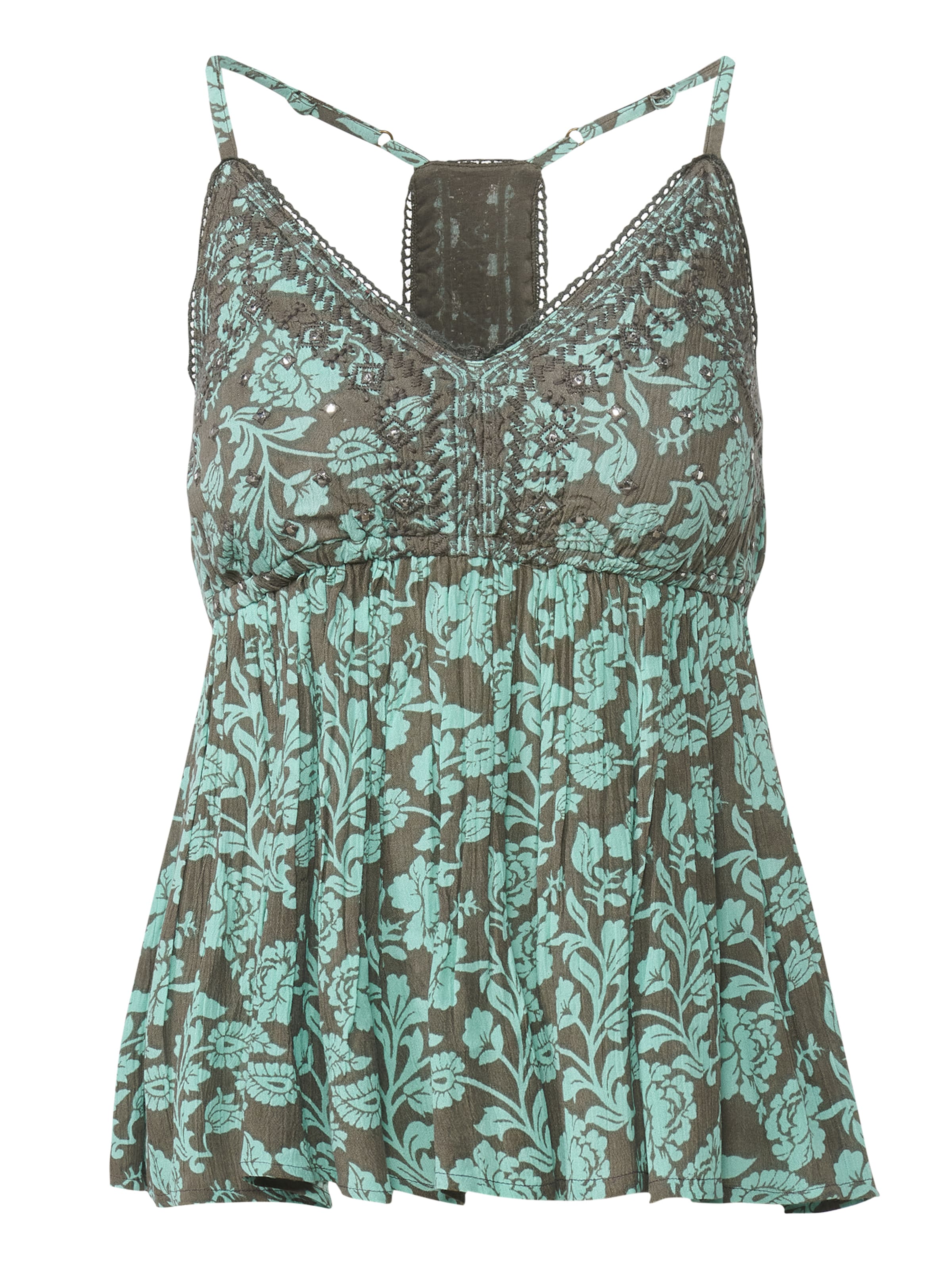 Top di KOROSHI in verde: frontale