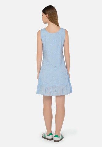 FRESHLIONS Jurk 'Avery' in Blauw