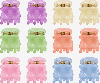 soho Hair accesoires Hårsmykke 'Lucca Mini Hair Clips - Pastel' i 2.5 cm x 2.5 cm i blandingsfarvet, Produktvisning