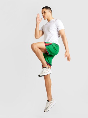 NIKE Normalny krój Spodnie sportowe w kolorze zielony
