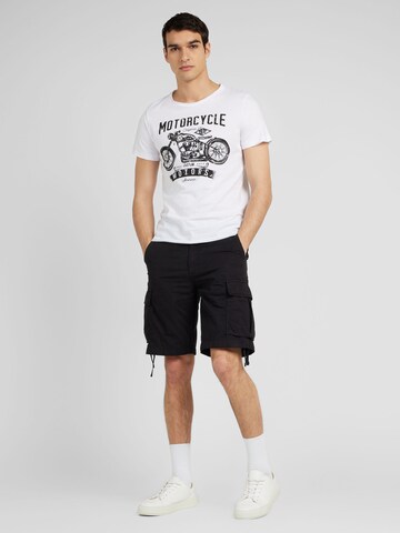 balts Key Largo T-Krekls 'MT OREGON TRAIL'