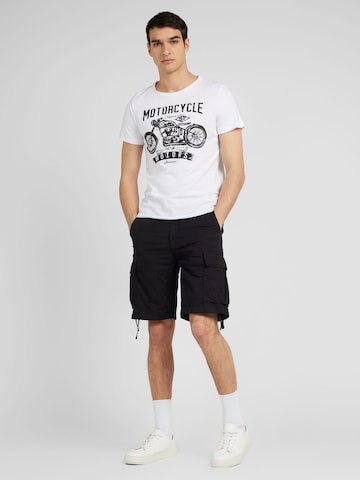 Key Largo Bluser & t-shirts 'MT OREGON TRAIL' i hvid
