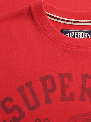 Superdry & Co - Camisa 'VINTAGE PREP' em vermelho