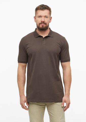 s.Oliver Red Label Big & Tall Shirt in Bruin: voorkant