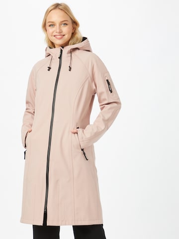 ILSE JACOBSEN Ανοιξιάτικο και φθινοπωρινό παλτό σε ροζ: μπροστά