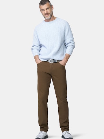 Regular Pantalon chino 'Dublin 9-3009' MEYER en marron