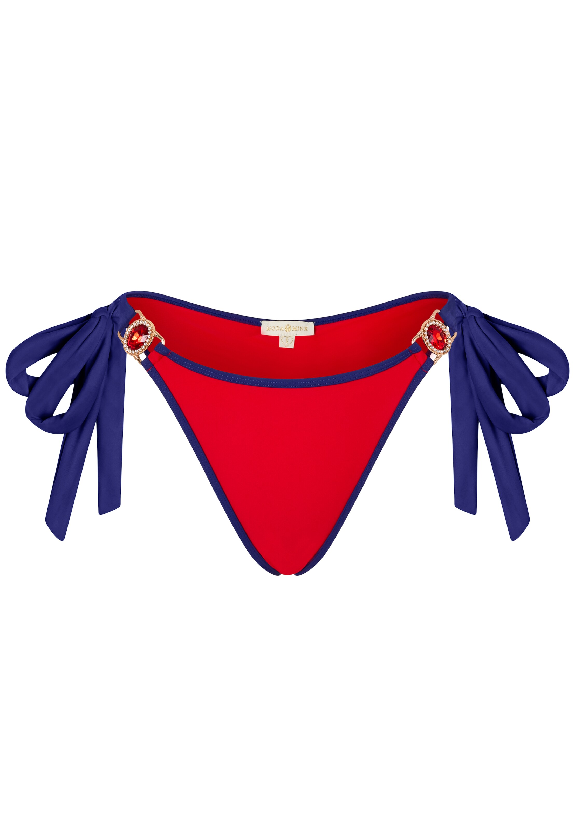 Moda Minx Bikinihose in Rot: Vorderseite
