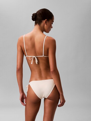 Calvin Klein Swimwear Triangel Bikinitop 'Essentials' in Beige