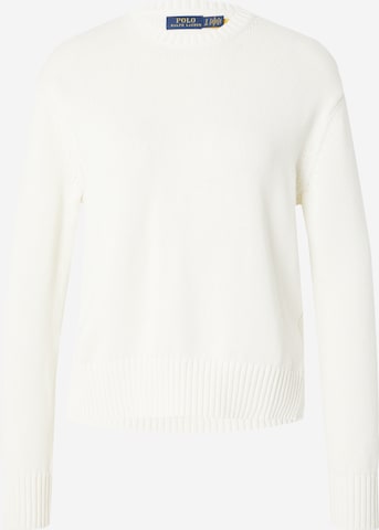 Polo Ralph Lauren Sweater in White: front
