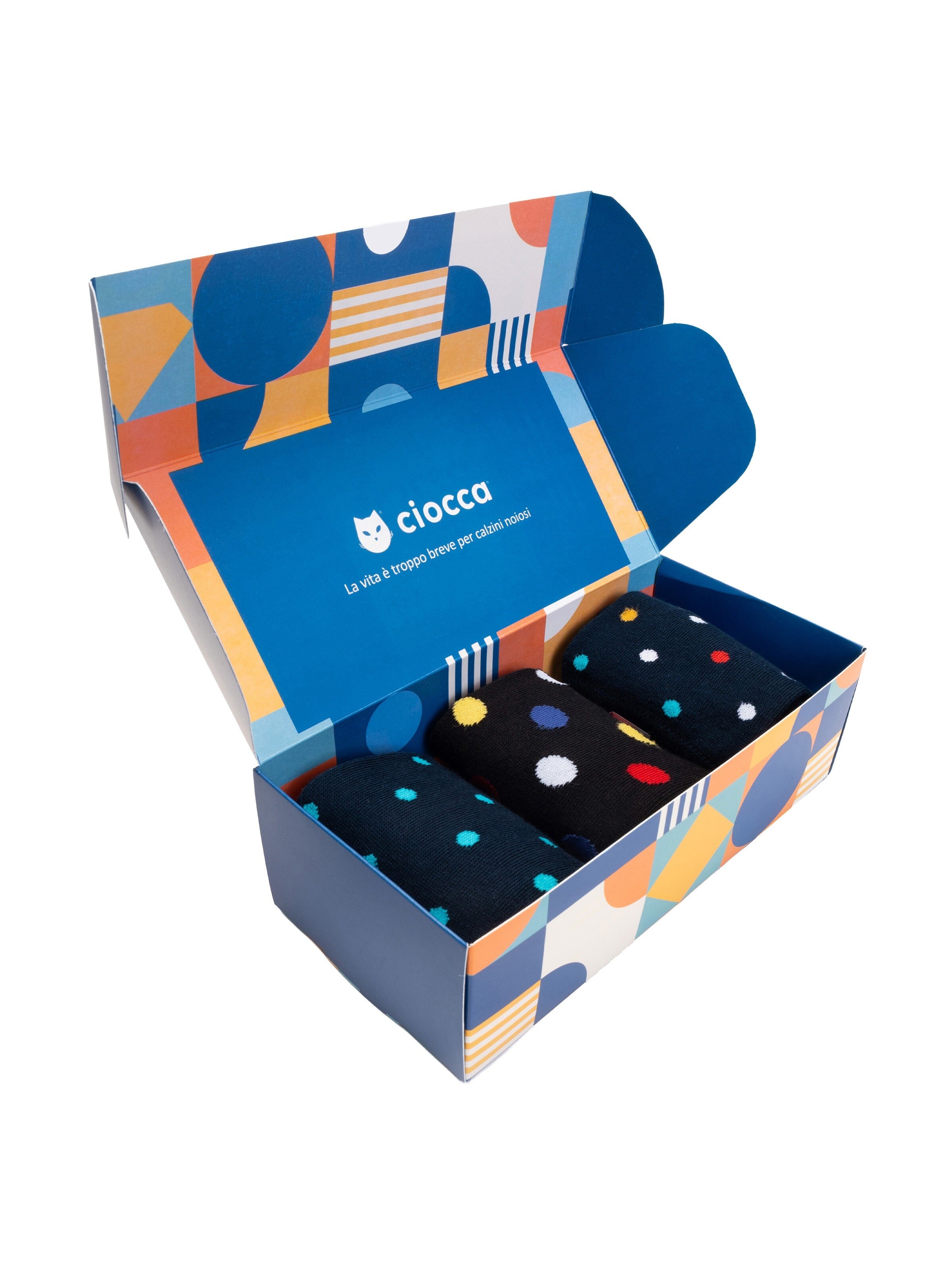 Ciocca Sokken 'Gift Box' in Gemengde kleuren