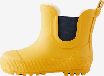 Next Rubber Boots in Yellow: front
