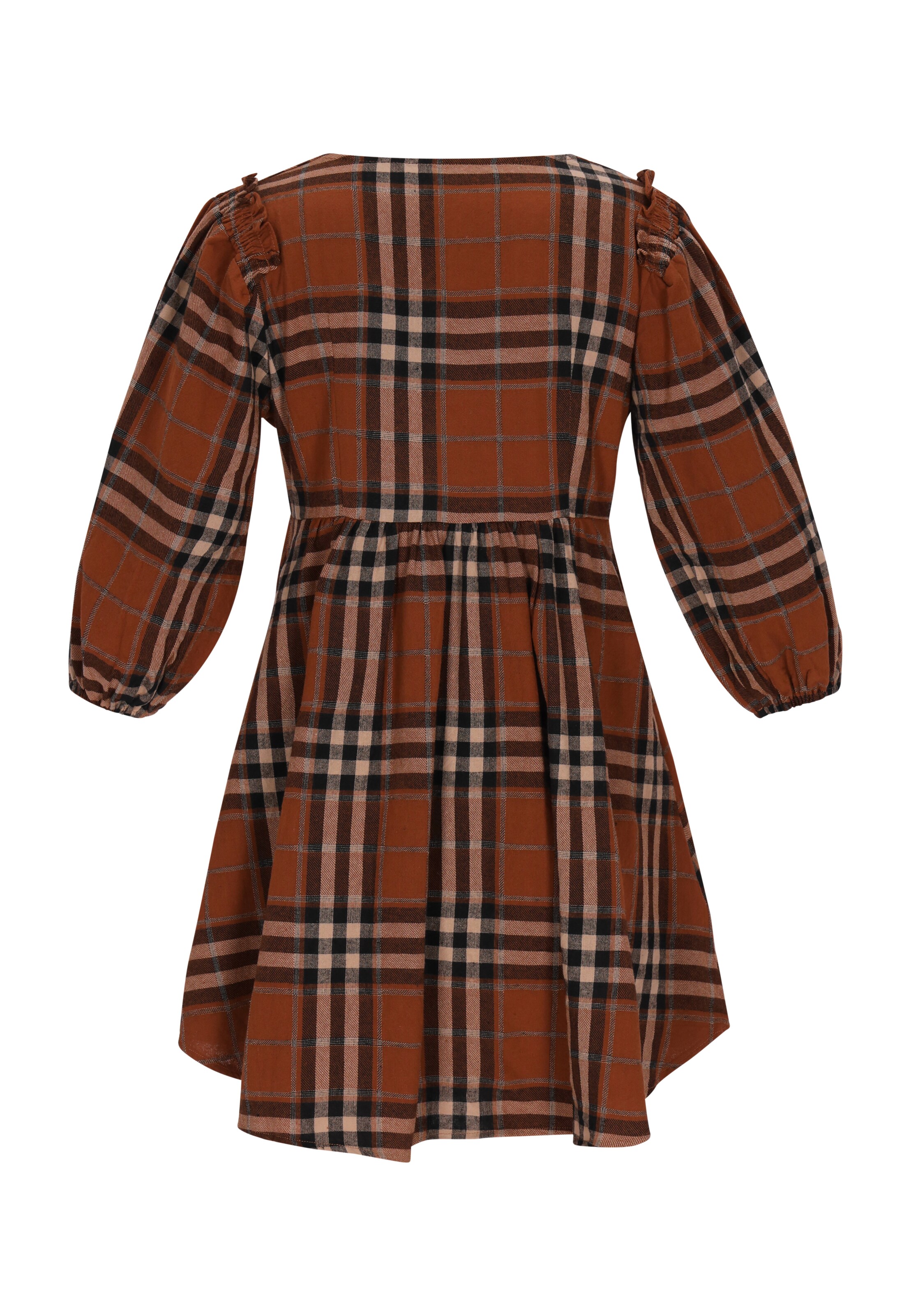 Robe swirly en marron