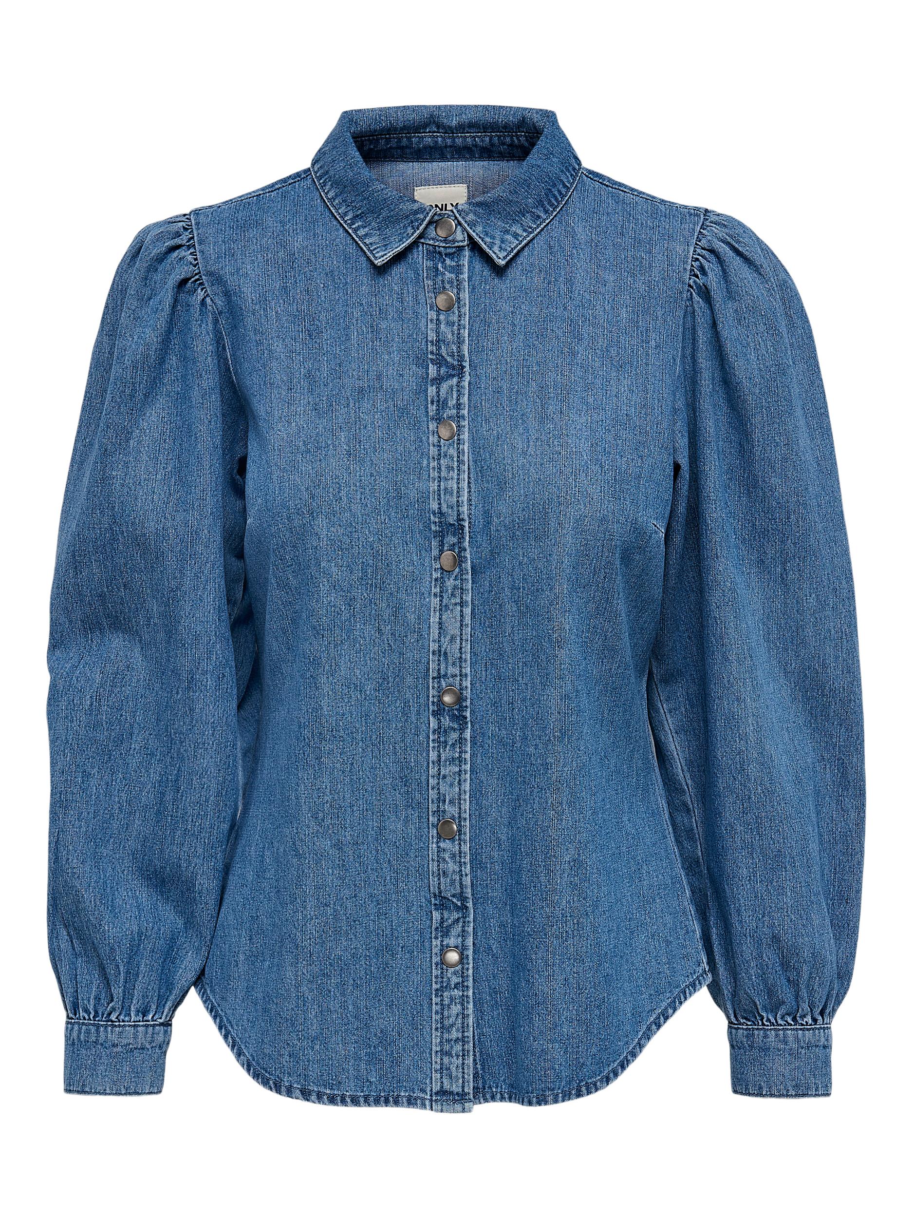 Abbigliamento qsl2g ONLY Camicia da donna ROCCO in Blu 
