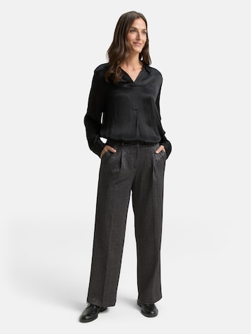 TOM TAILOR Loose fit Trousers in Black