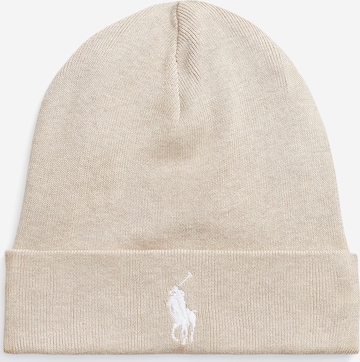 Căciulă de la Polo Ralph Lauren pe bej: față