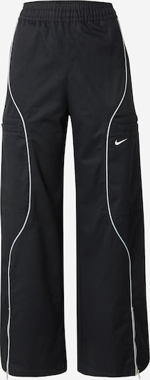 Nike Sportswear Hlače 'STREET' u crna / bijela, Pregled proizvoda