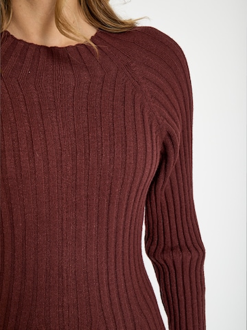 Robes en maille 'Anna' Peppercorn en marron