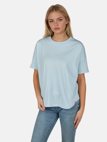 salzhaut T-Shirt 'Leev' in Blau: Vorderseite