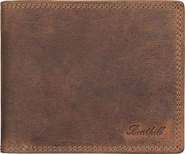 Benthill Wallet in Brown: front
