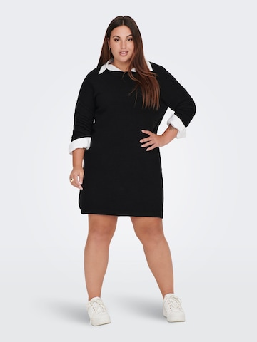 ONLY Carmakoma Knitted dress in Black