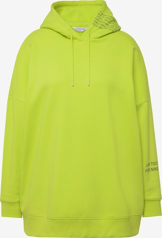 Studio Untold Sweatshirt in Groen: voorkant