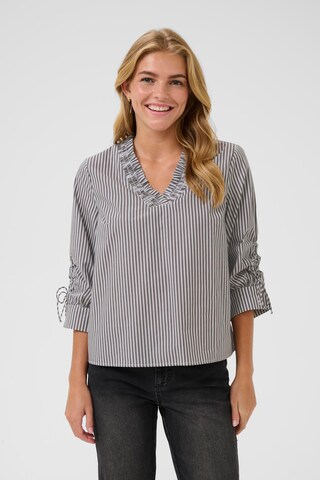 Kaffe Blouse in Grey: front