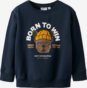 NAME IT Sweatshirt 'NMMRIGUNA' in Blue: front
