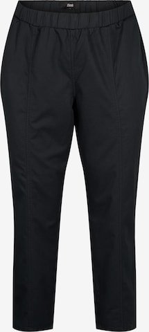 Largi Salopetă 'MFIDA' de la Zizzi pe negru: față