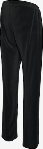 MAMALICIOUS Regular Housut 'MLCANA' värissä musta: etupuoli