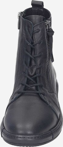 MANITU Lace-Up Ankle Boots in Black
