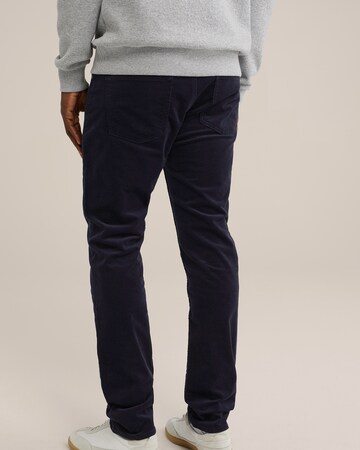 WE Fashion - Slimfit Pantalón en azul